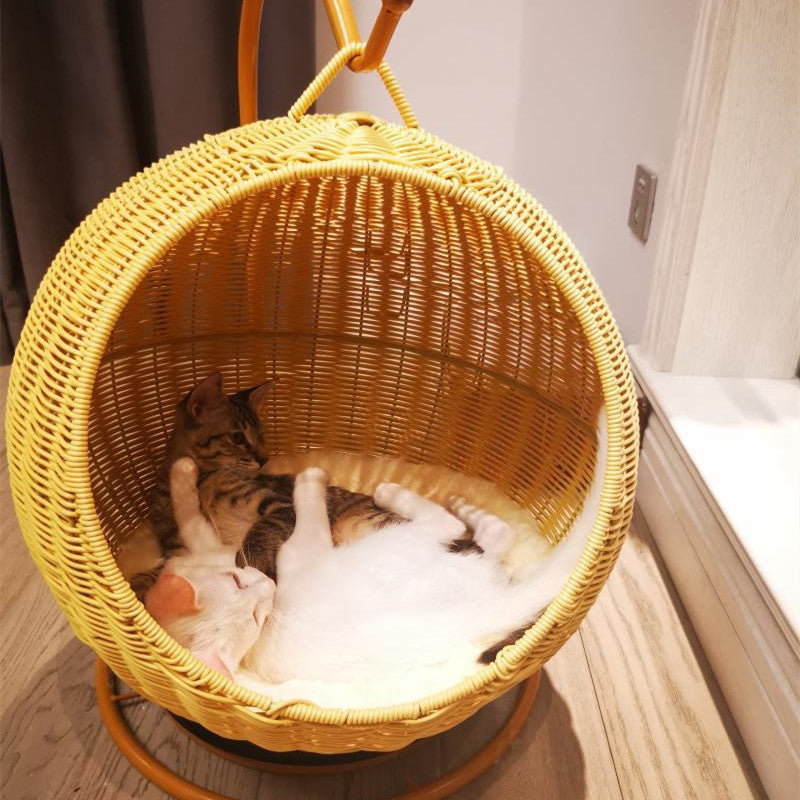 Wooden Round Cat Cradle