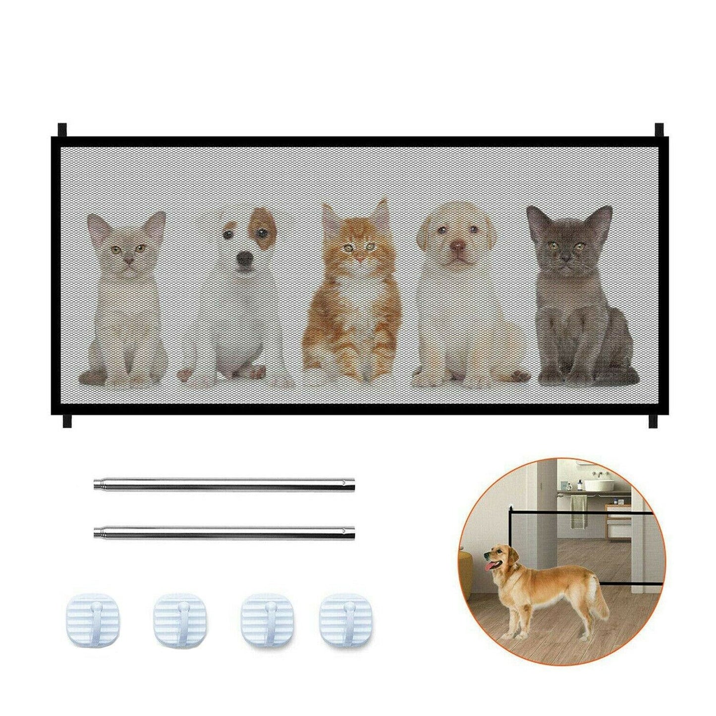 The Ingenious Mesh Safe Pet Gate