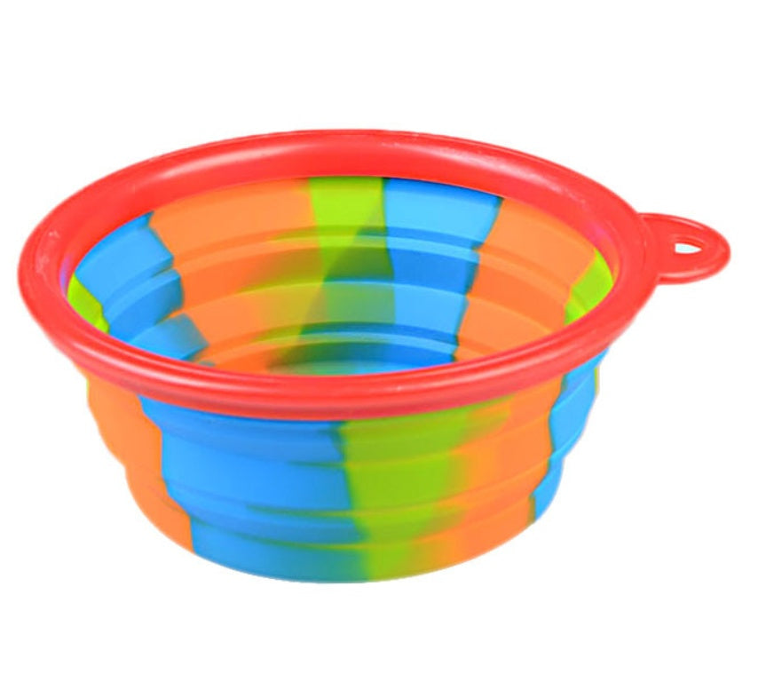 Foldable Silicone Pet Water Bowl