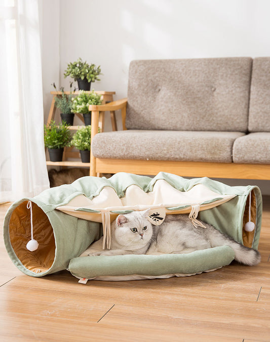 Collapsible Durable Washable Cat Tunnel