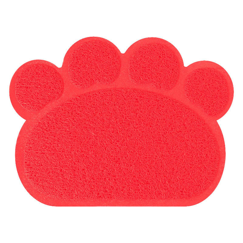 Paw Print Direct Hair Pet Meal Floor Mat