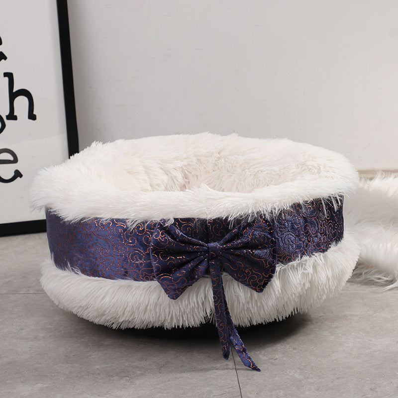 Ribbon Bow Princess Pet Bed