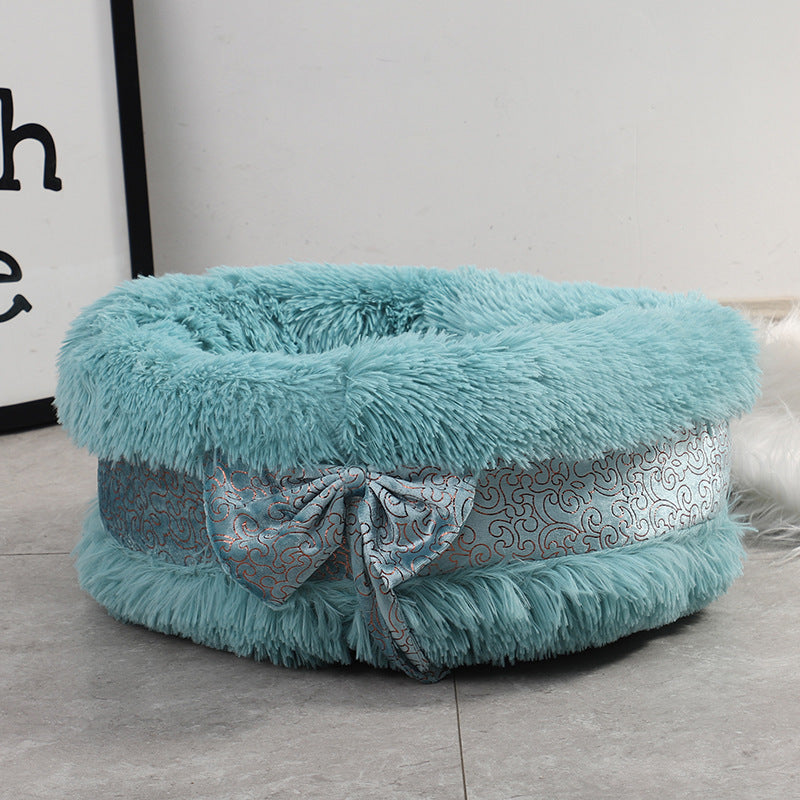 Ribbon Bow Princess Pet Bed
