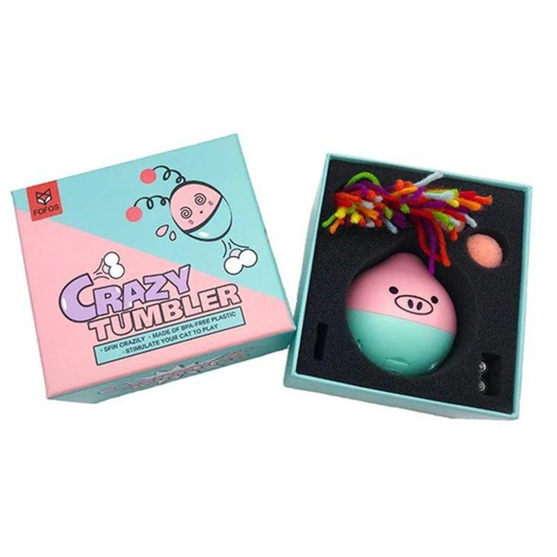Automatic PomPom Crazy Tumbler Pet Toy