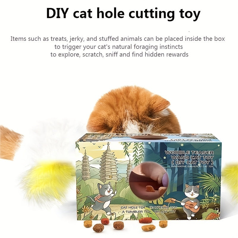 Wobble Teaser Wand Cat Toy