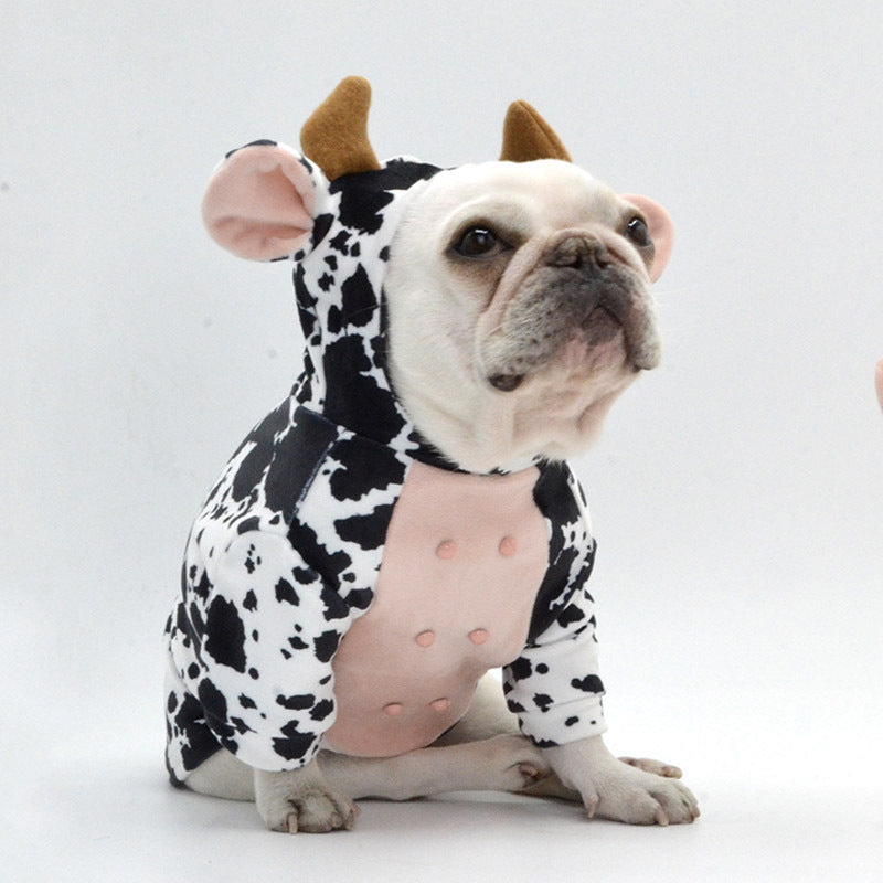 Halloween Cow Costume for Pets