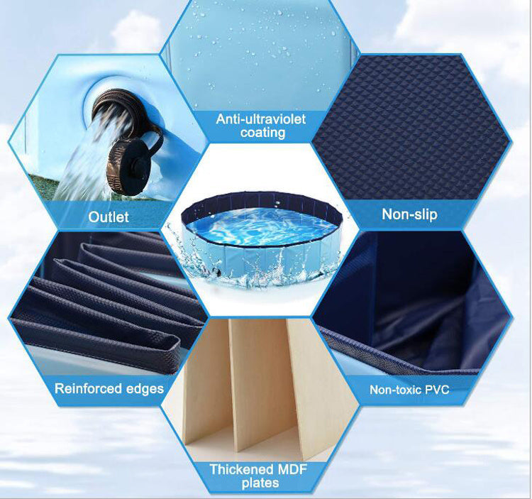 PVC Foldable Pet Bath Tub or Pool