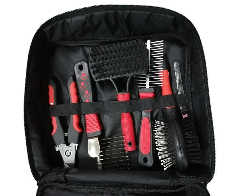 Portable Cleaning and Grooming Set for Pets