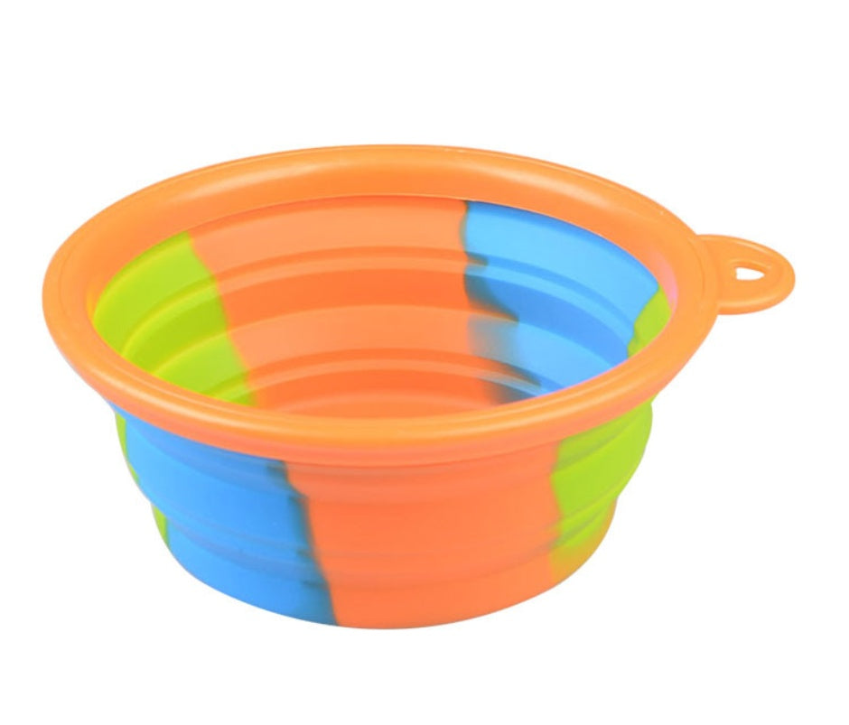Foldable Silicone Pet Water Bowl