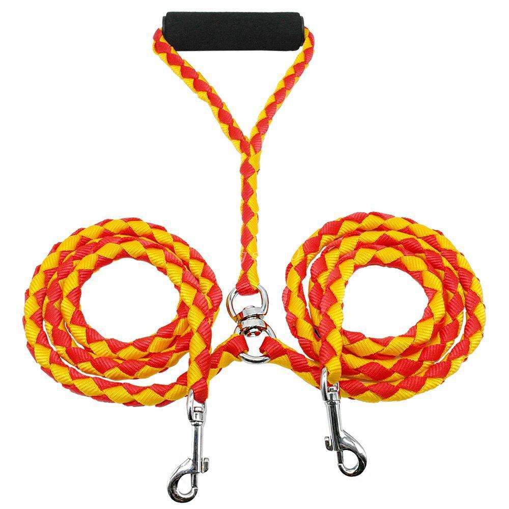 Braided Dual Dog Leash