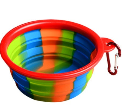 Foldable Silicone Pet Water Bowl