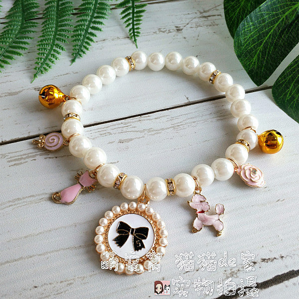 Small Pet Pearl Collar