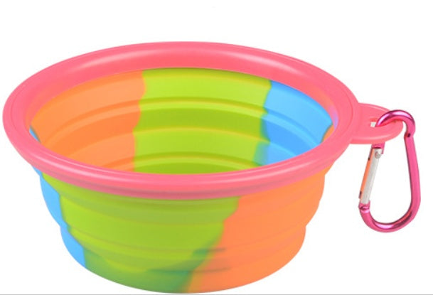 Foldable Silicone Pet Water Bowl