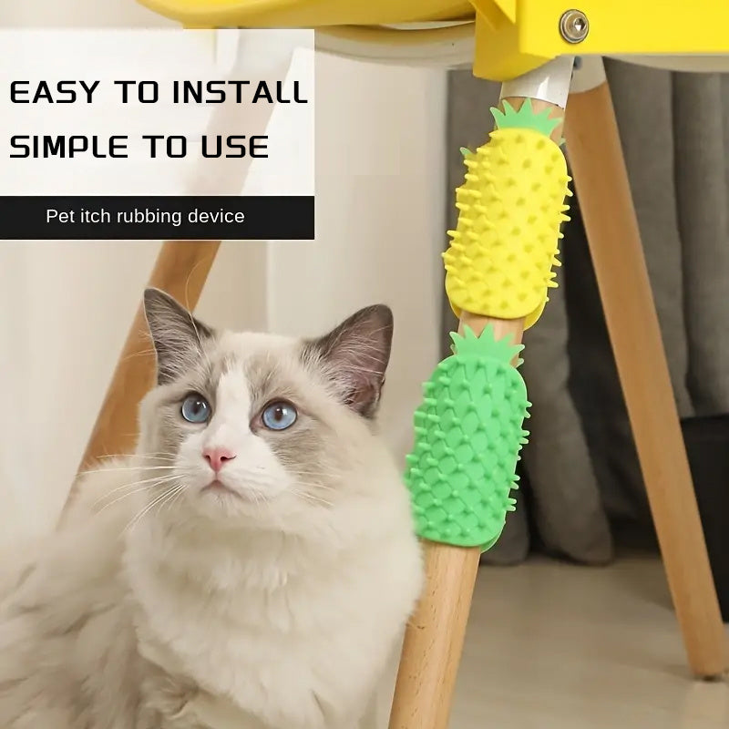 Multifunction Cat Corner Brush, Pet Itch Tool, Soft Corner Massage Comb For Cat