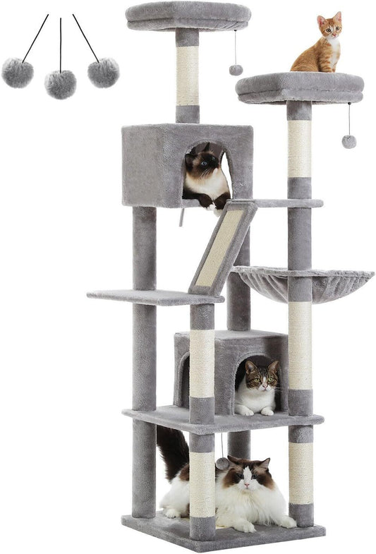 PAWZ 180cm Large Multi Cat Tree For Indoor Cats