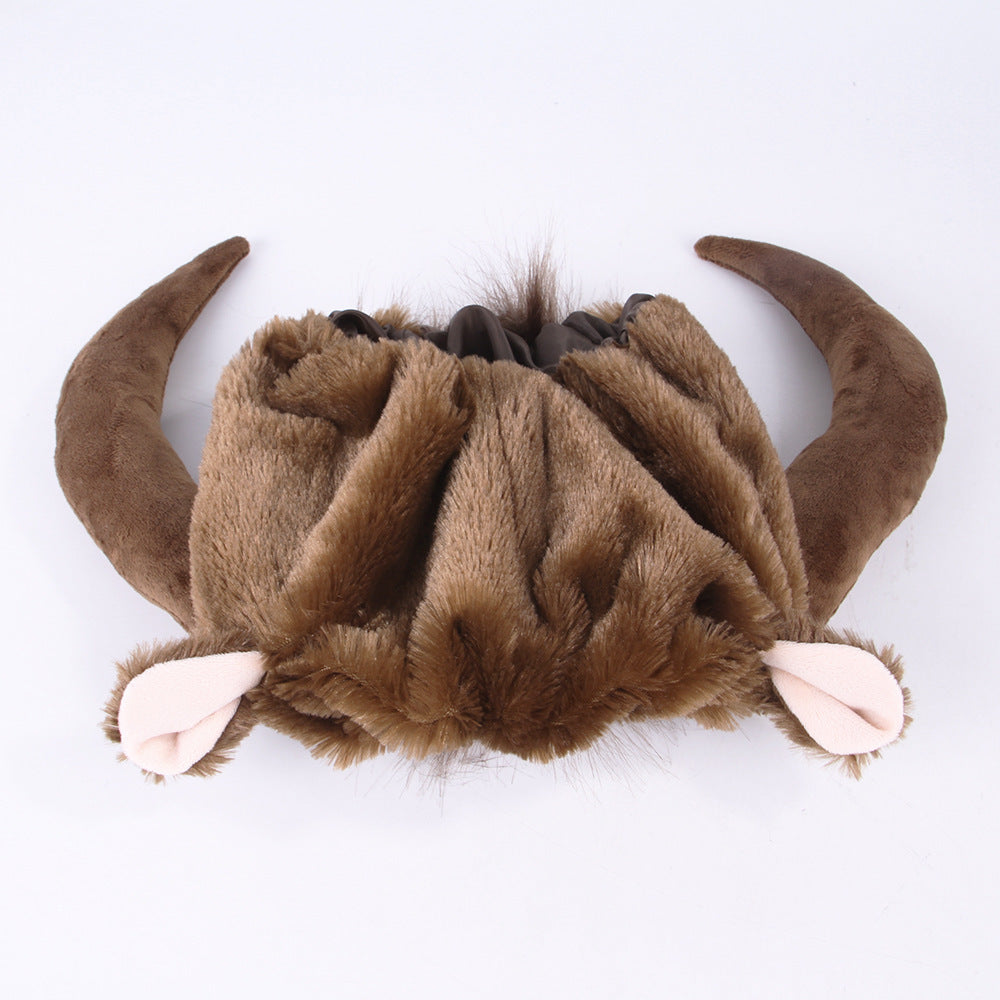 Horned Headdress for Pets Funny Costume