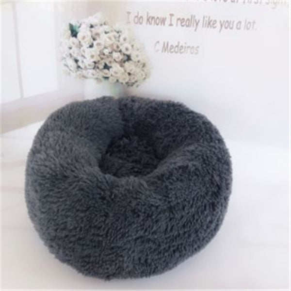 Super Soft Round Fluffy Nest Bed for Pets