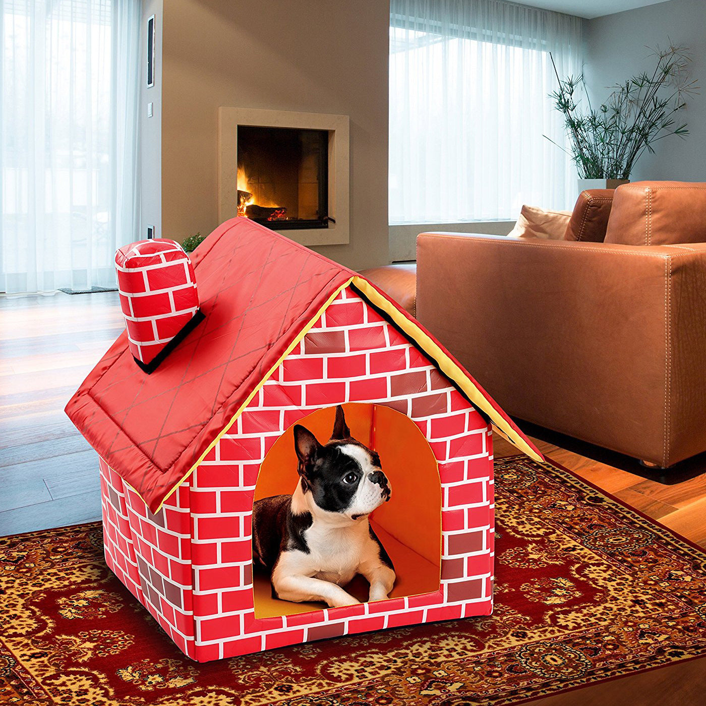 Chimney Brick Villa Pet Bed