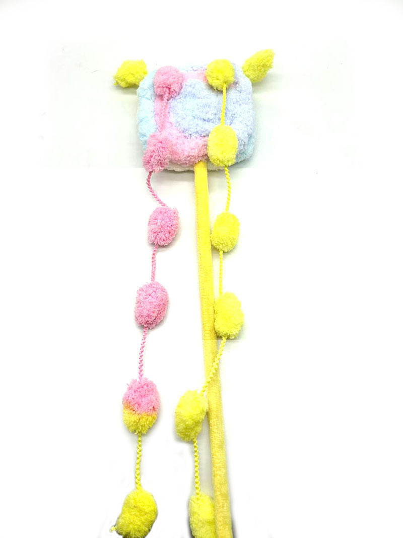 Cute Cat Velvet Lollipop Shape Cat Toy