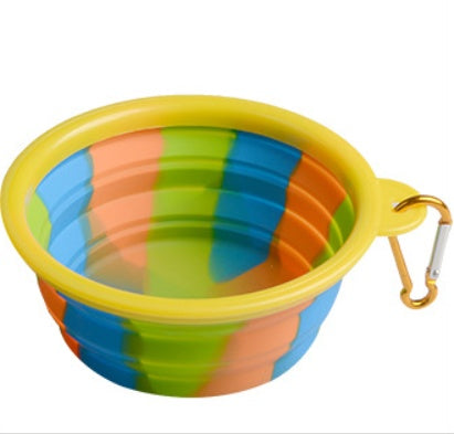 Foldable Silicone Pet Water Bowl