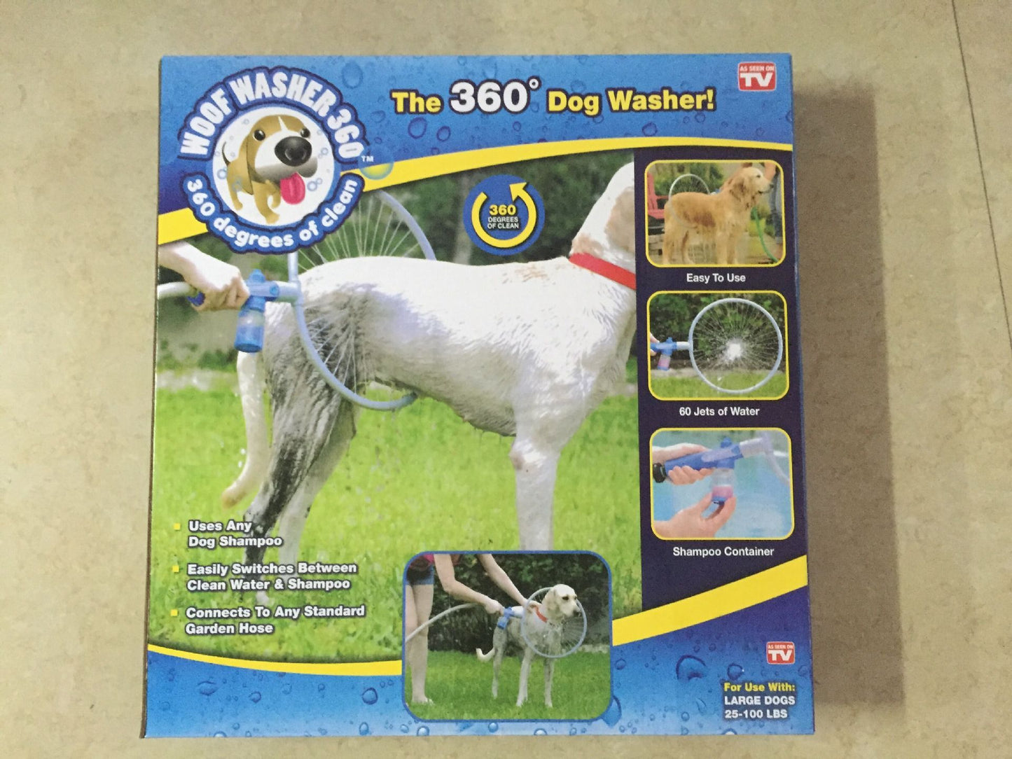 Fully Automatic 360 Degree Pet Bathing Ring