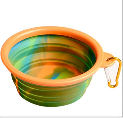Foldable Silicone Pet Water Bowl