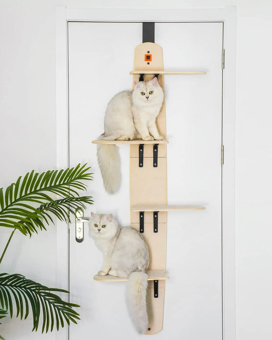 Mewoofun 4 Level Versatile Door Mounted Vertical Cat Tree