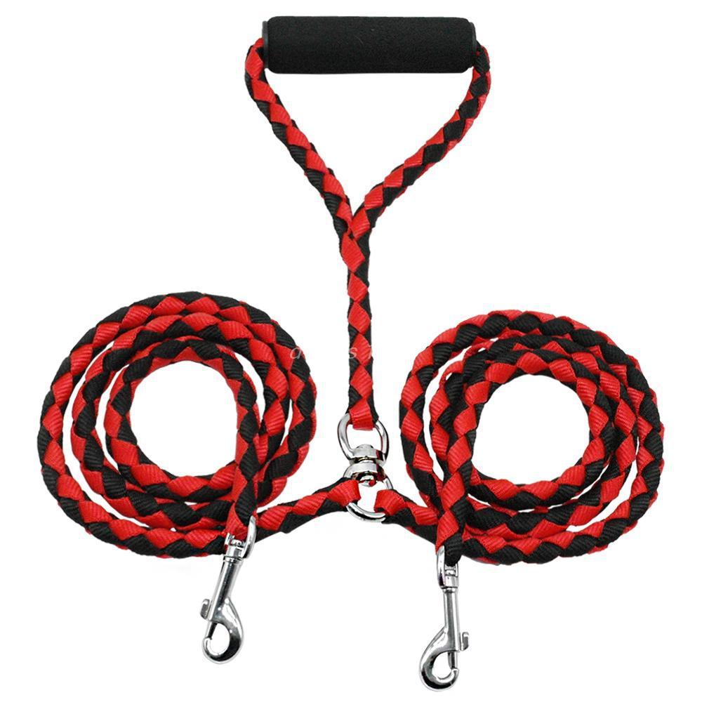 Braided Dual Dog Leash