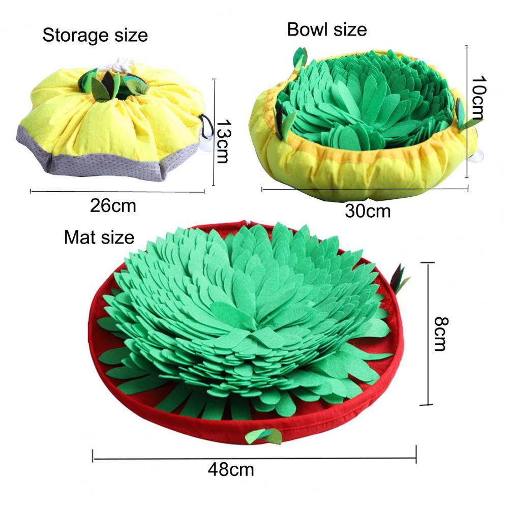 Dog Food and Treat Snuffle Pad Puzzle