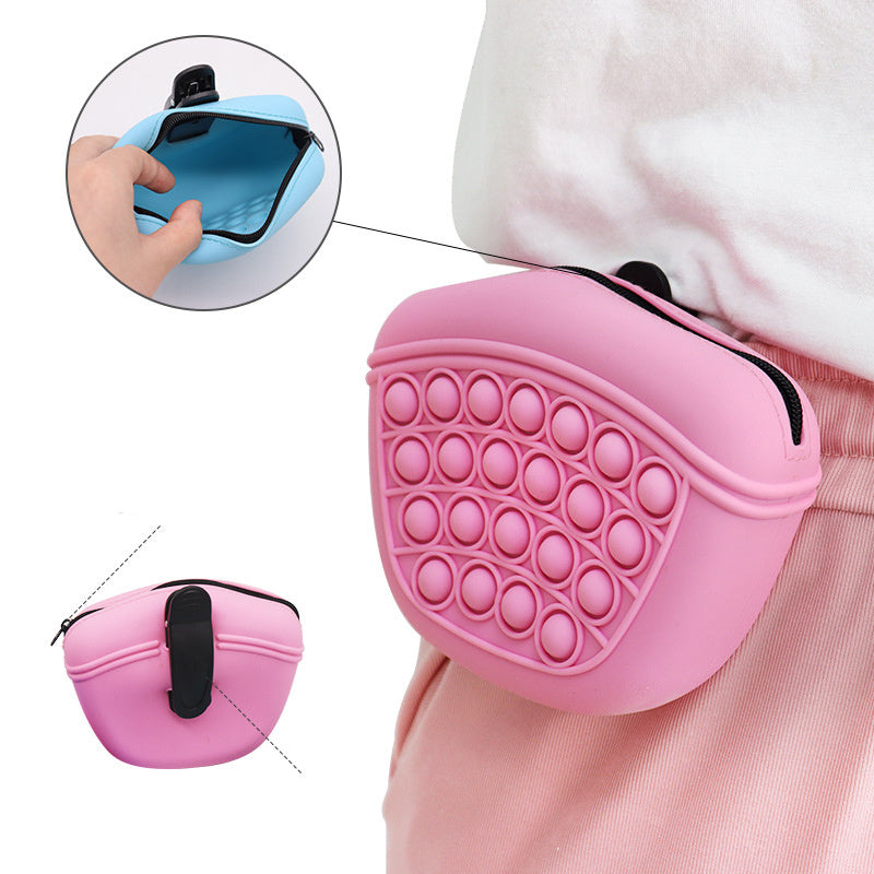 Silicone Feed Treat Pouch Pet Training Bag Bundle