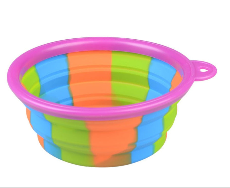 Foldable Silicone Pet Water Bowl