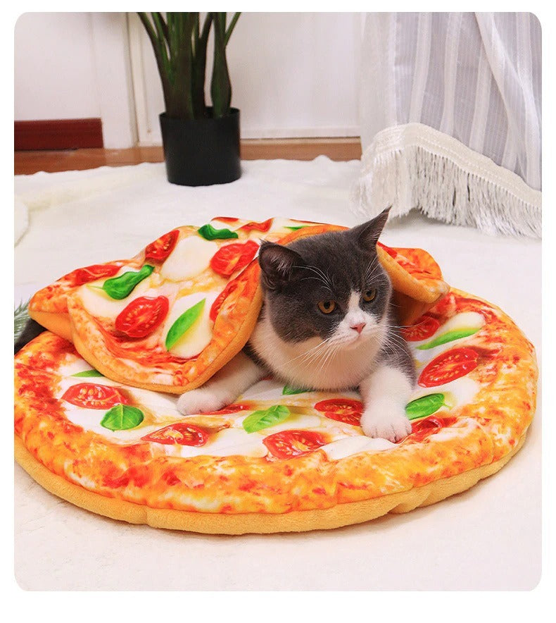 Pizza Style Pet Bed