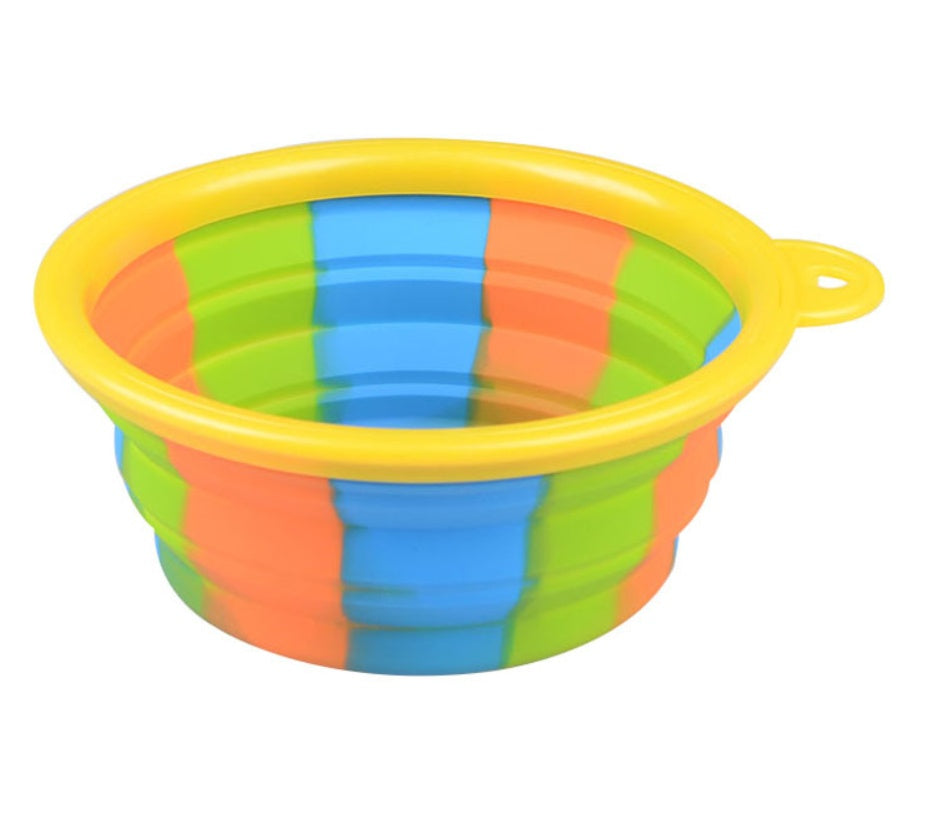 Foldable Silicone Pet Water Bowl
