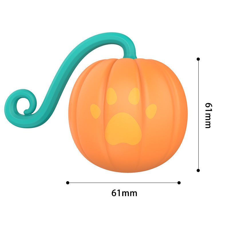 Electric Cat Toy Luminous Pumpkin
