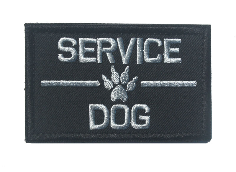 Service Dog/Ask to Pet Embroidery Badge
