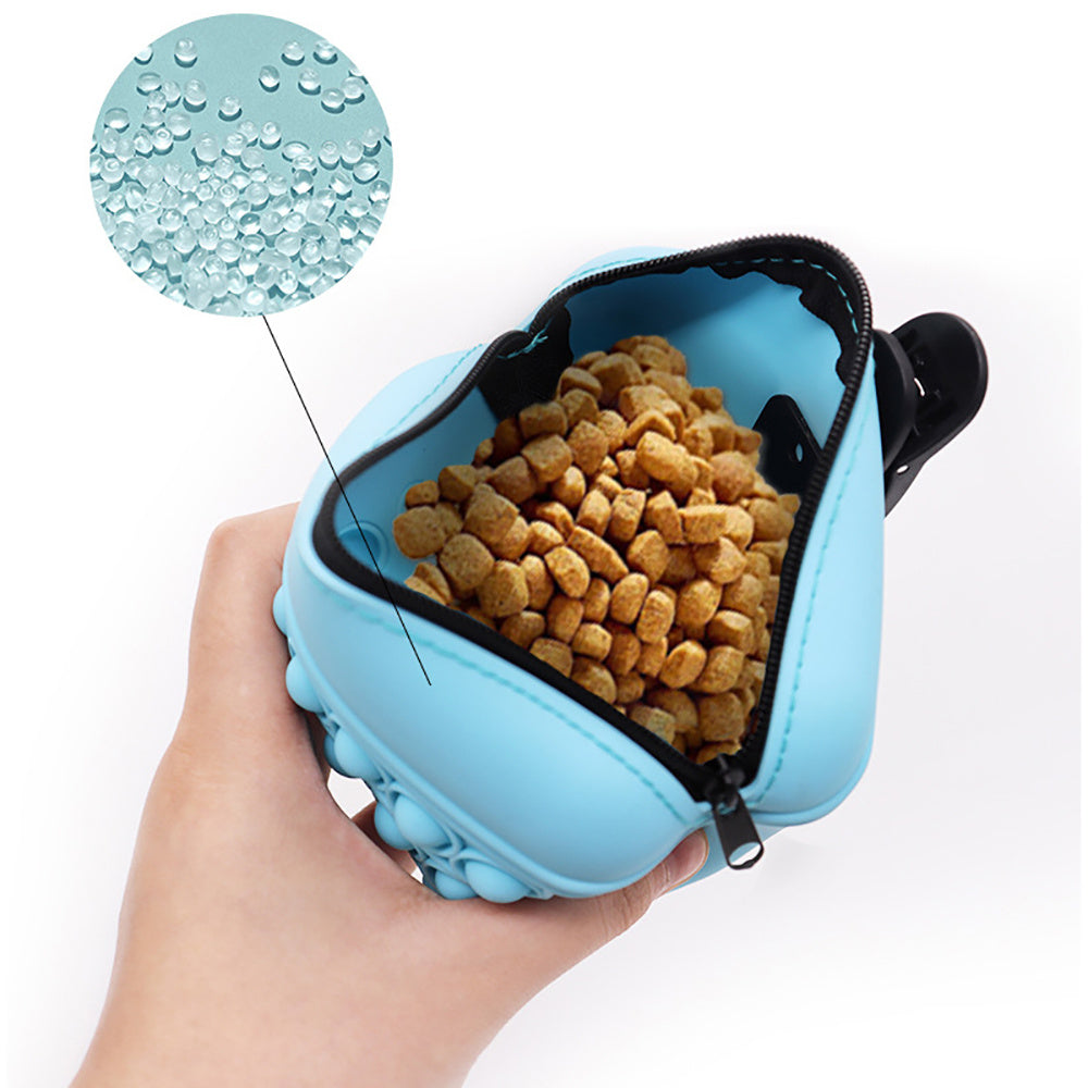 Silicone Feed Treat Pouch Pet Training Bag Bundle