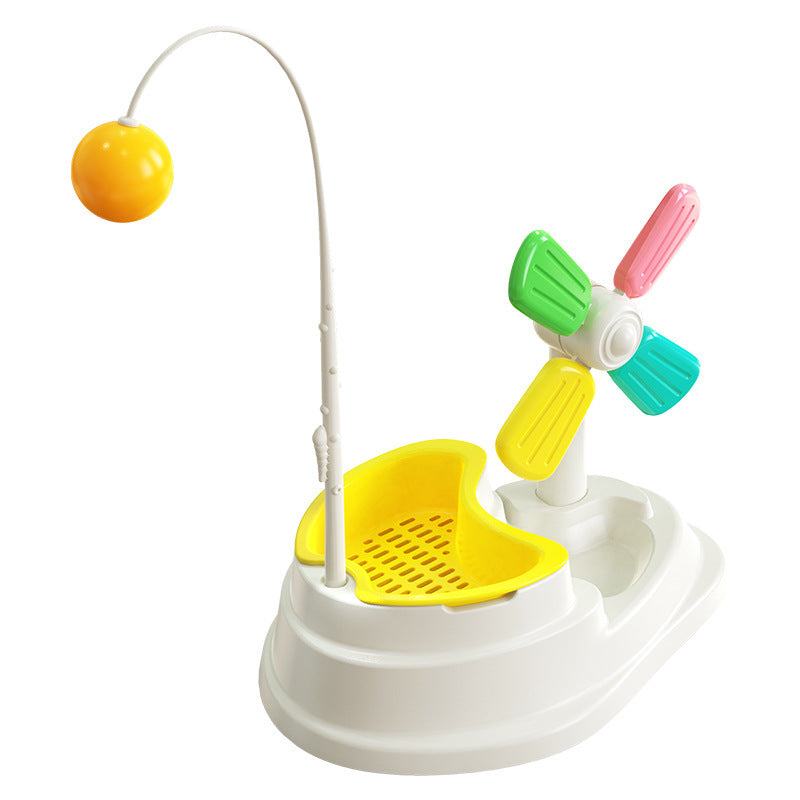 Interactive Indoor Cat Toy With Grass