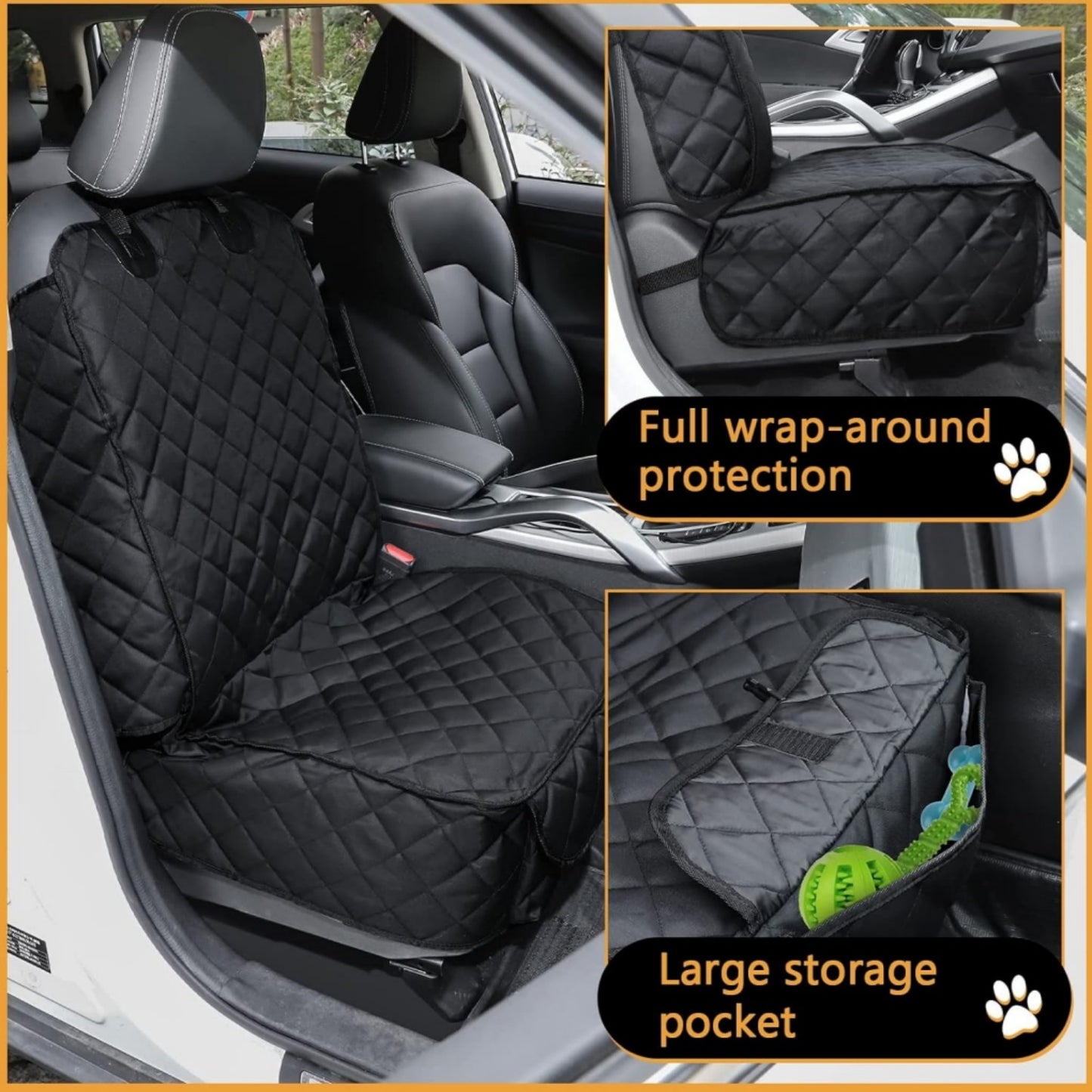 Waterproof, Scratch Proof, and Nonslip Pet Car Seat Protector