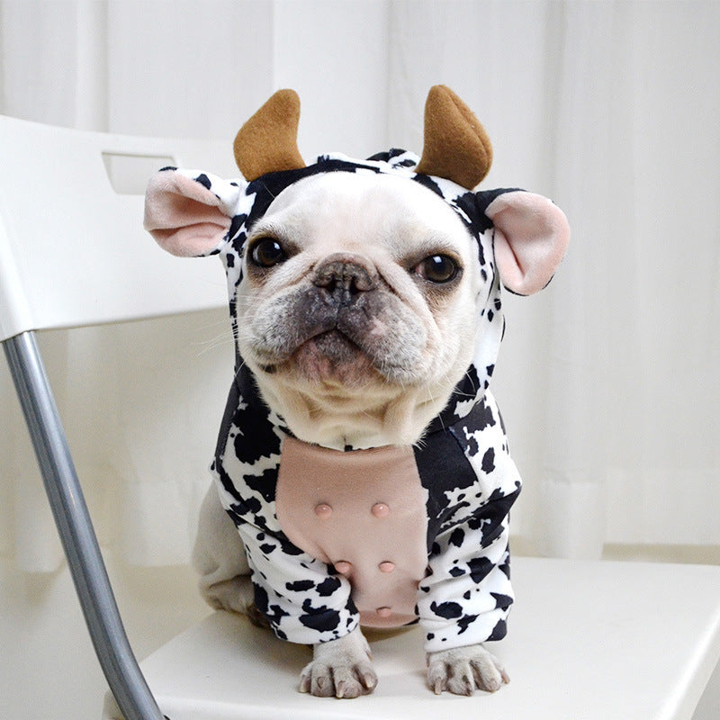 Halloween Cow Costume for Pets