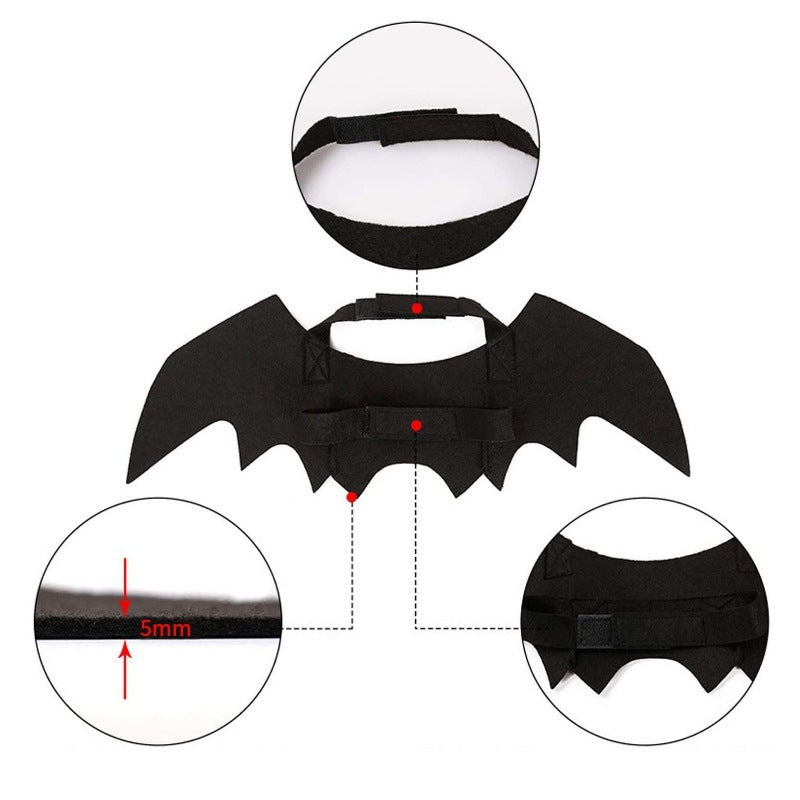Halloween Pet Bat Wings Costume