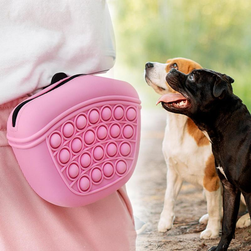 Silicone Feed Treat Pouch Pet Training Bag Bundle