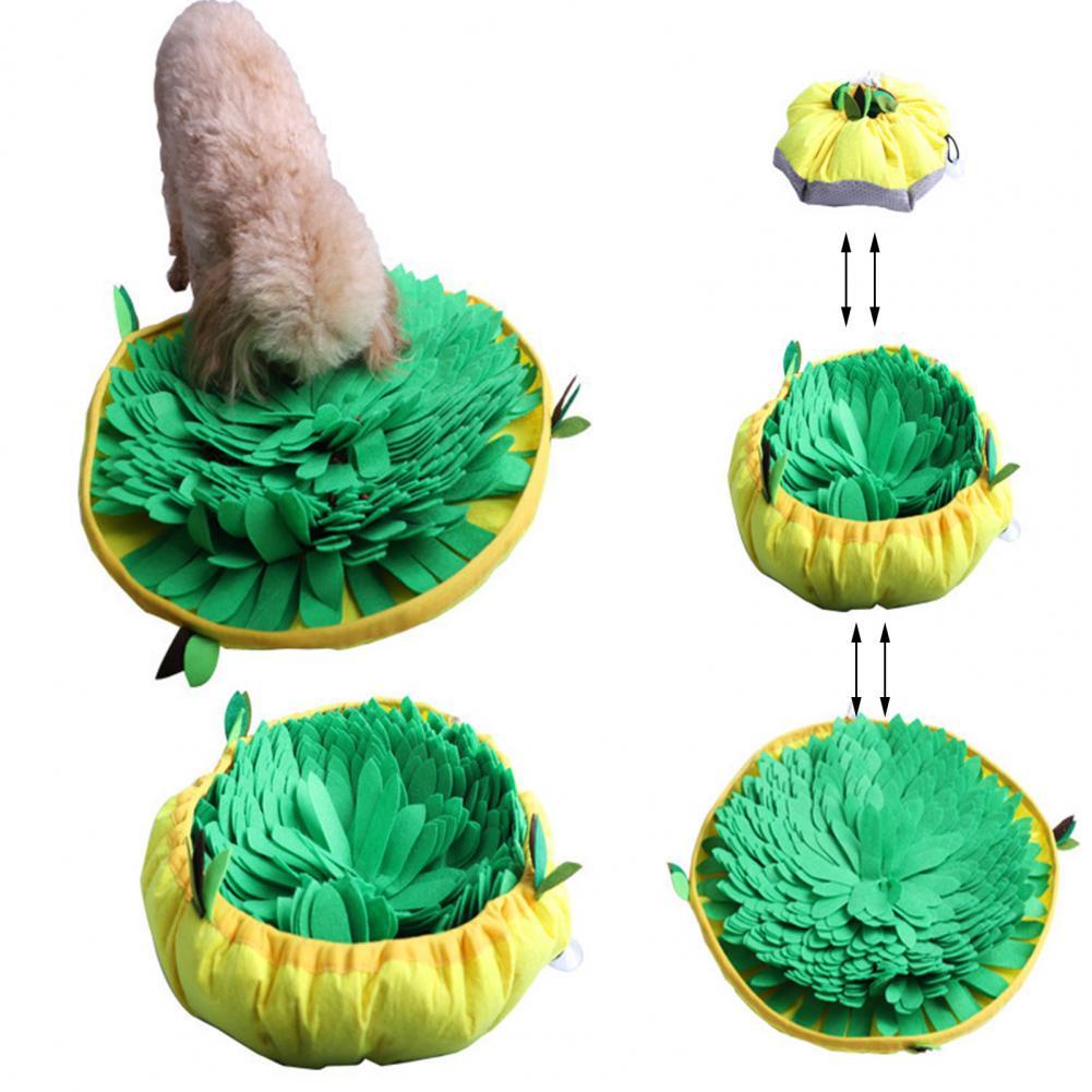 Dog Food and Treat Snuffle Pad Puzzle