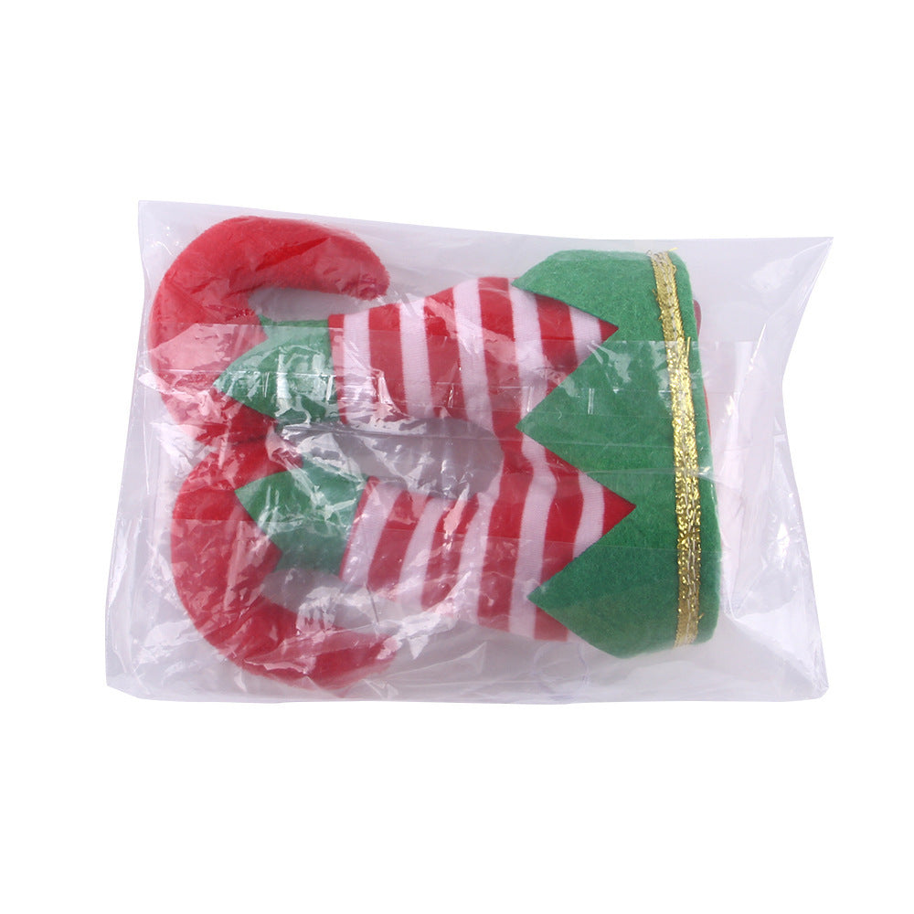 Elf Stockings Headgear for Pets